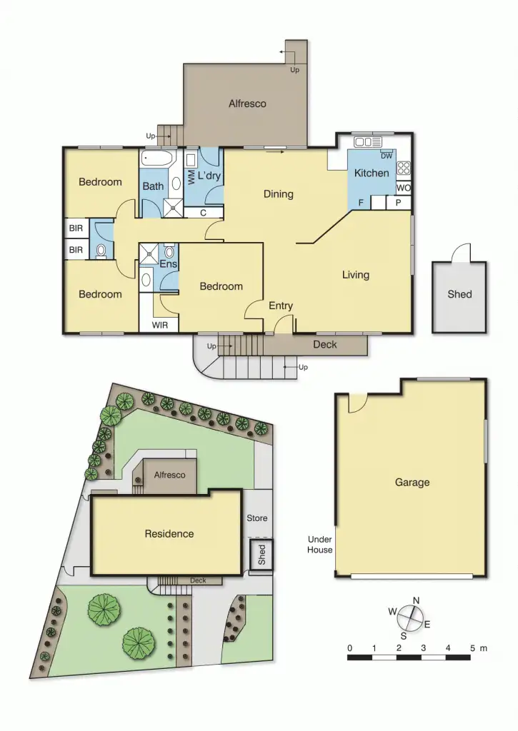 Floorplan of Homely house listing, 6 Ovata Close, Yallambie VIC 3085