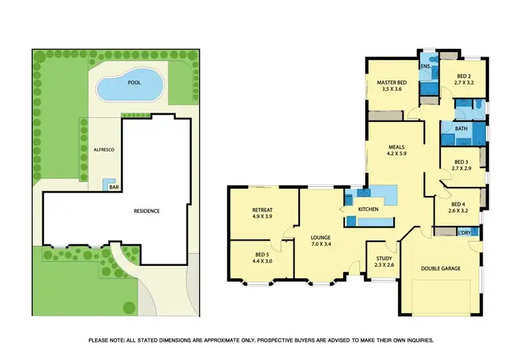 Floorplan of Homely house listing, 29 Kenswick Drive, Hillside VIC 3037