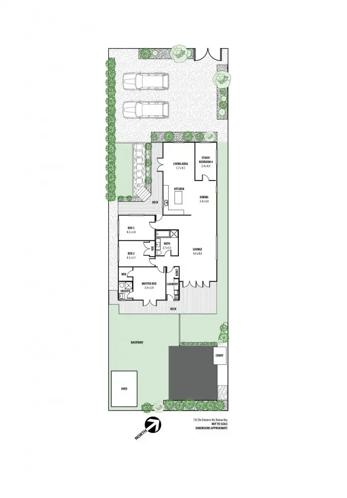 Floorplan of Homely house listing, 726 The Entrance Rd, Bateau Bay NSW 2261