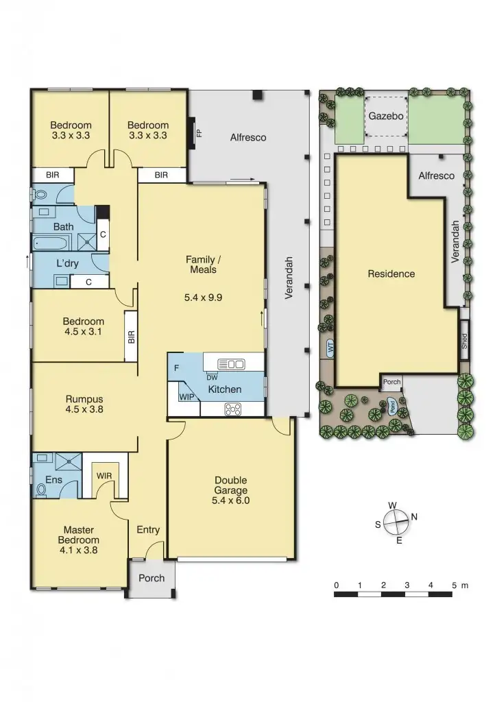 Floorplan of Homely house listing, 84 Wellington Street, Mernda VIC 3754