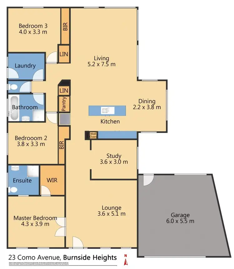 Floorplan of Homely house listing, 23 Como Avenue, Burnside Heights VIC 3023