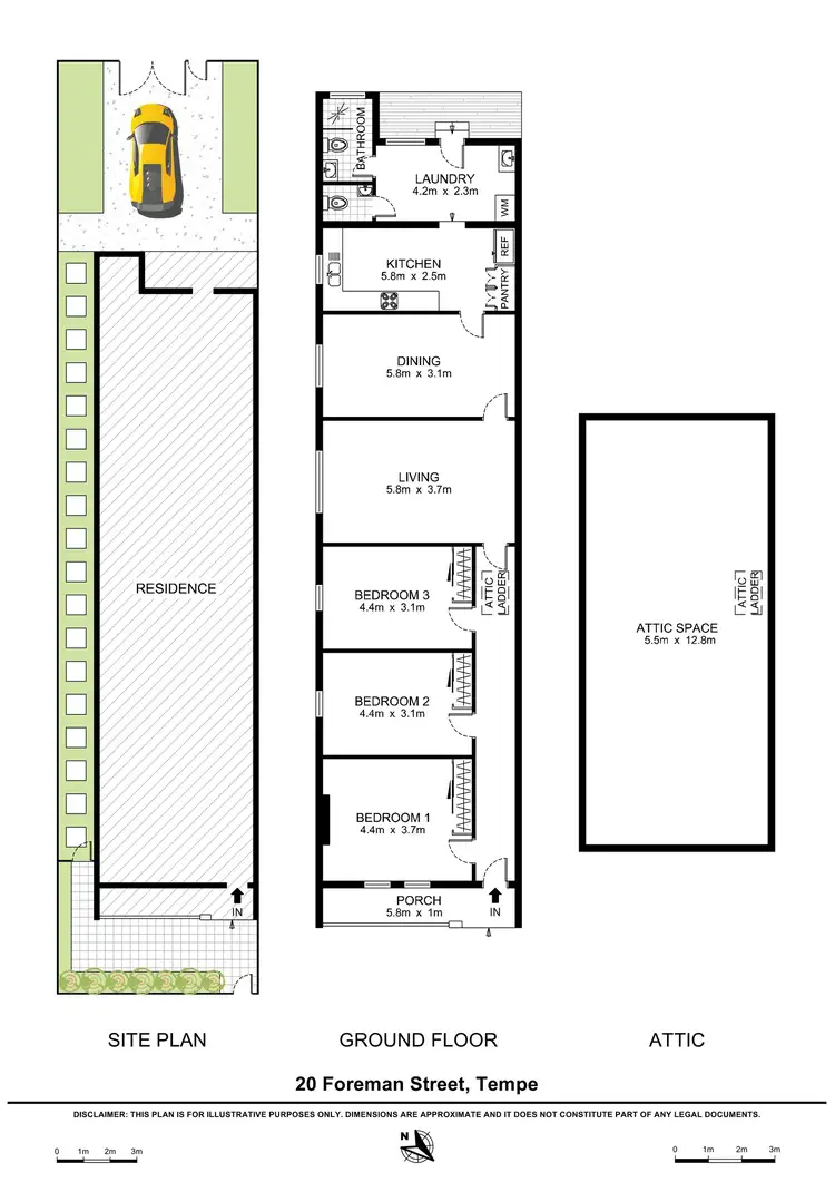 Floorplan of Homely house listing, 20 Foreman Street, Tempe NSW 2044