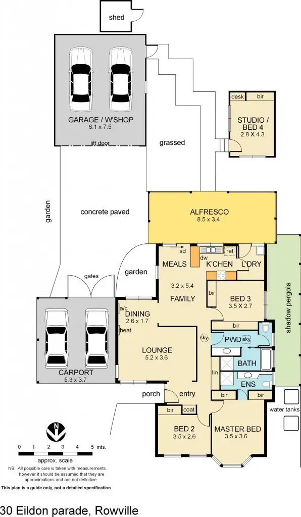 Floorplan of Homely house listing, 30 Eildon Parade, Rowville VIC 3178