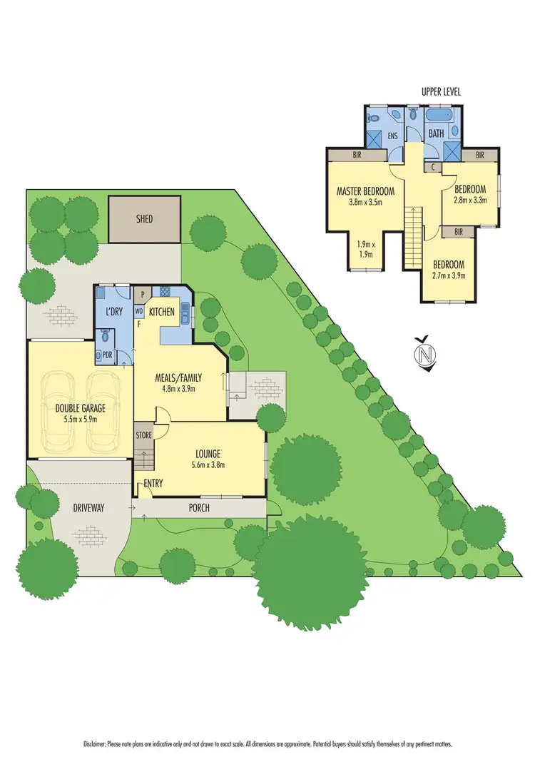 Floorplan of Homely townhouse listing, 1A Worrall Street, Burwood VIC 3125