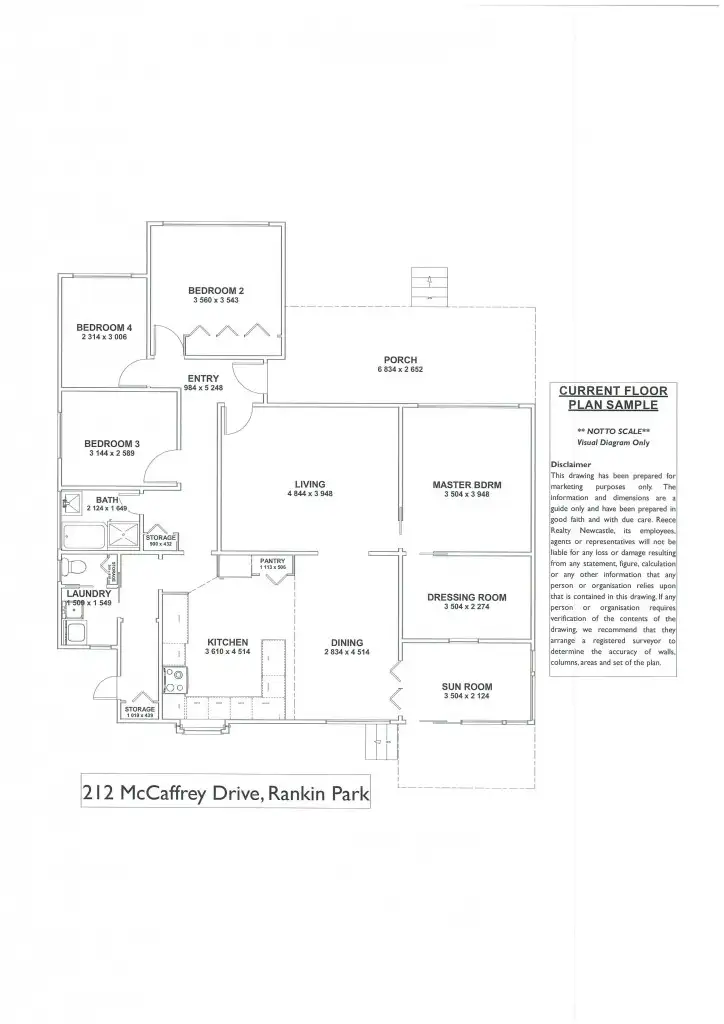 Floorplan of Homely house listing, 212 McCaffrey Drive, Rankin Park NSW 2287