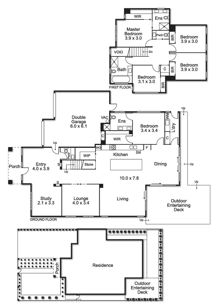 Floorplan of Homely house listing, 9 Ruby Street, Ormond VIC 3204