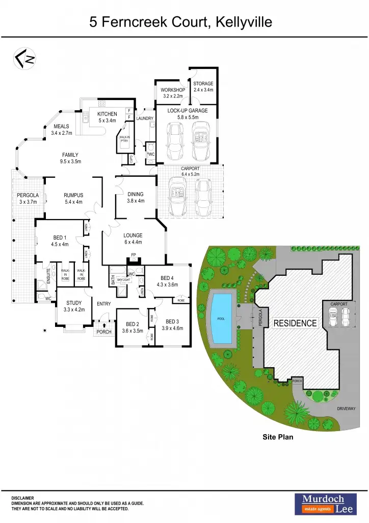 Floorplan of Homely house listing, 5 Ferncreek Court, Kellyville NSW 2155