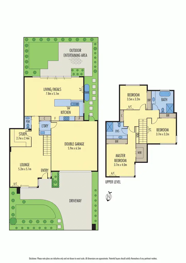 Floorplan of Homely townhouse listing, 1/20 Embankment Grove, Chelsea VIC 3196