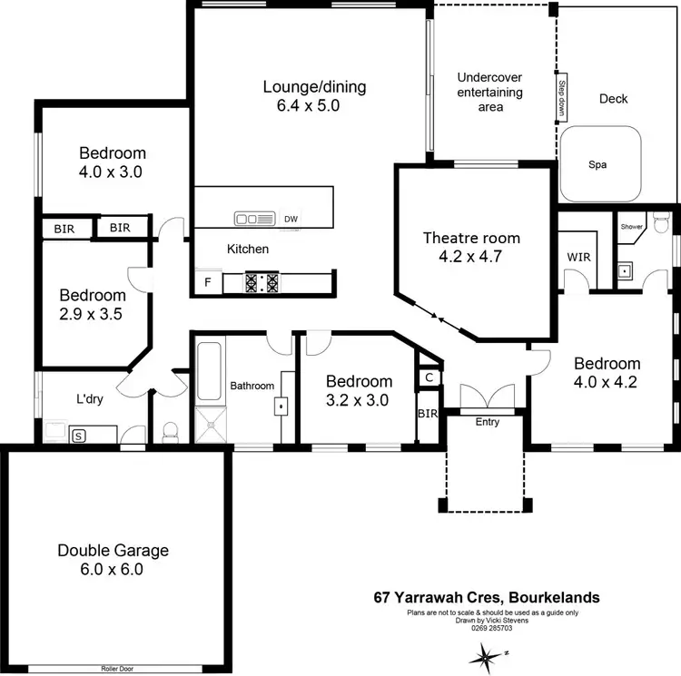Floorplan of Homely house listing, 67 Yarrawah Crescent, Bourkelands NSW 2650