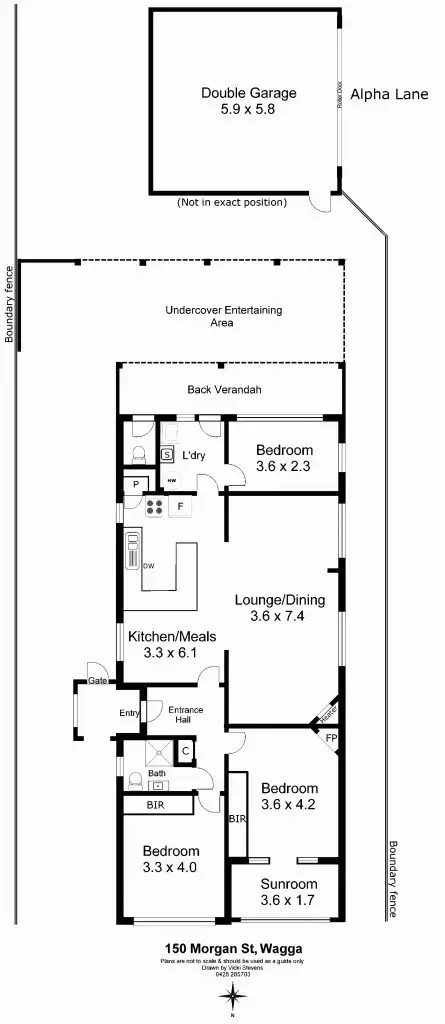 Floorplan of Homely house listing, 150 Morgan Street, Wagga Wagga NSW 2650