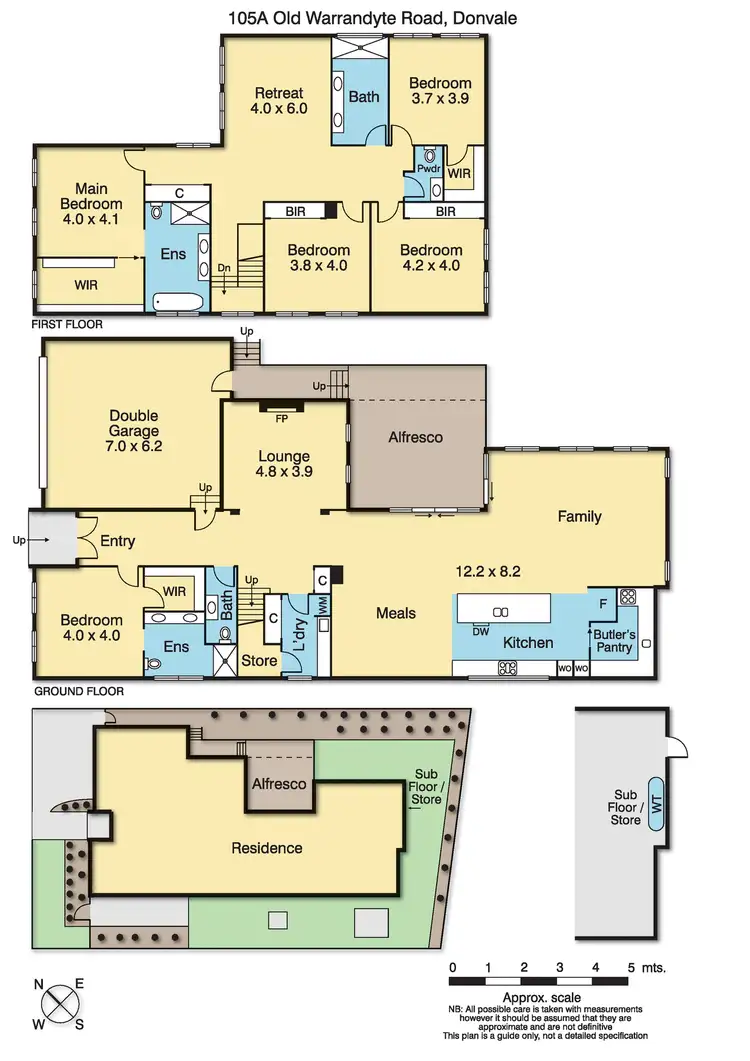 Floorplan of Homely house listing, 105A Old Warrandyte Road, Donvale VIC 3111