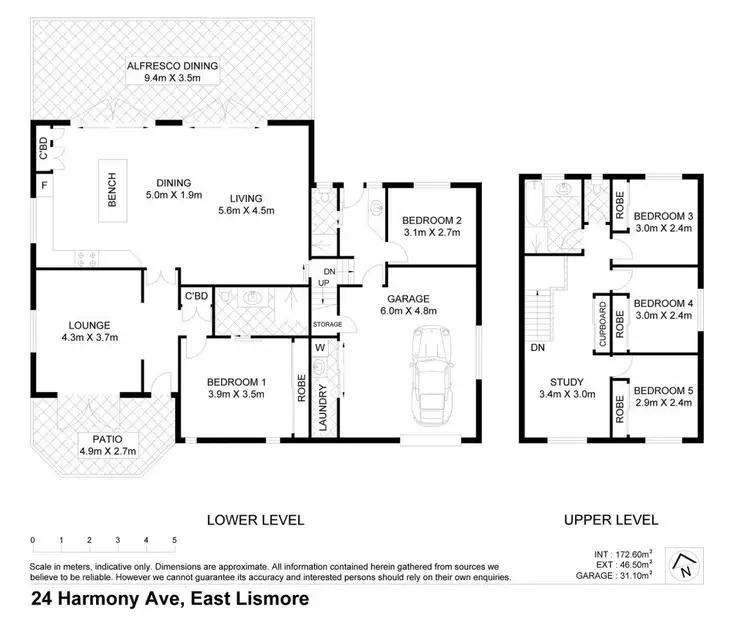 Floorplan of Homely house listing, 24 Harmony Avenue, East Lismore NSW 2480