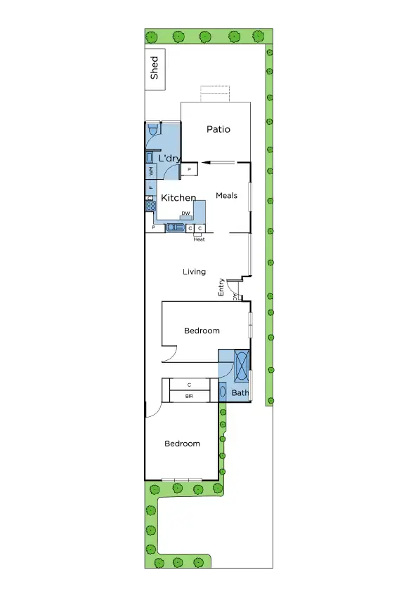 Floorplan of Homely house listing, 39 Chirnside Street, Kingsville VIC 3012