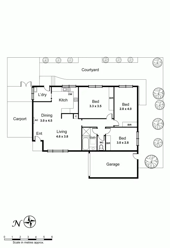Floorplan of Homely unit listing, 3/2 Rowland Street, Bentleigh East VIC 3165
