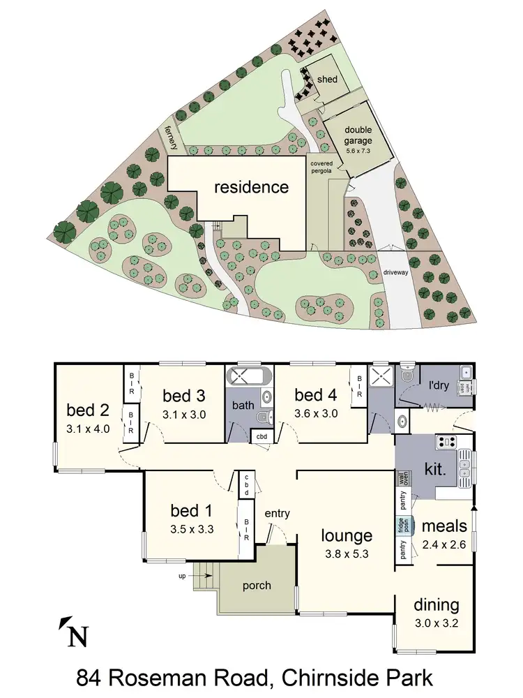 Floorplan of Homely house listing, 84 Roseman Road, Chirnside Park VIC 3116