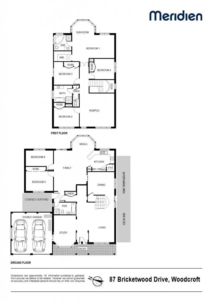 Floorplan of Homely house listing, 87 Bricketwood Drive, Woodcroft NSW 2767