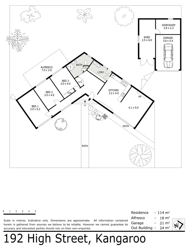 Floorplan of Homely house listing, 192 High Street, Kangaroo Flat VIC 3555