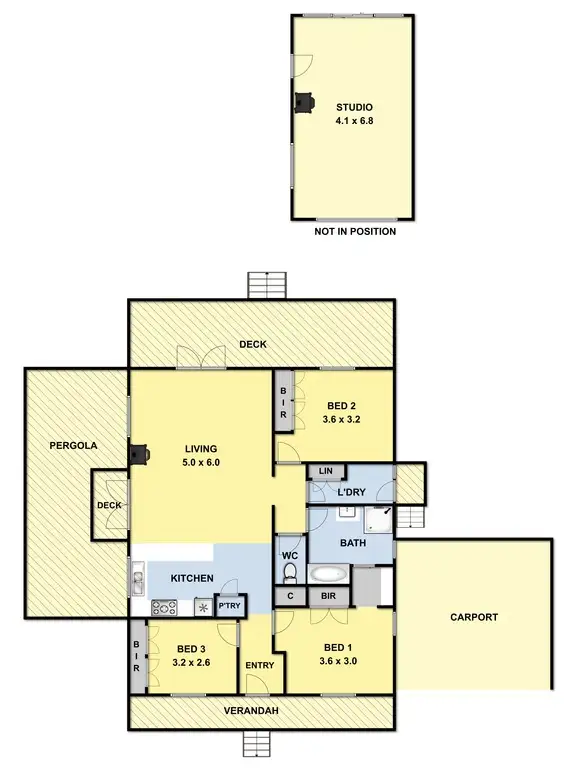 Floorplan of Homely house listing, 41 Pomora Avenue, Torquay VIC 3228