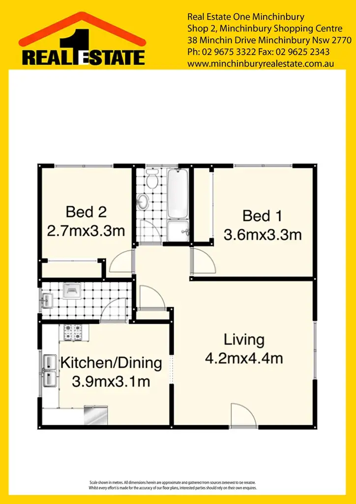 Floorplan of Homely house listing, 1/43 The Trongate, Granville NSW 2142