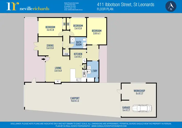 Floorplan of Homely house listing, 411 Ibbotson Street, St Leonards VIC 3223