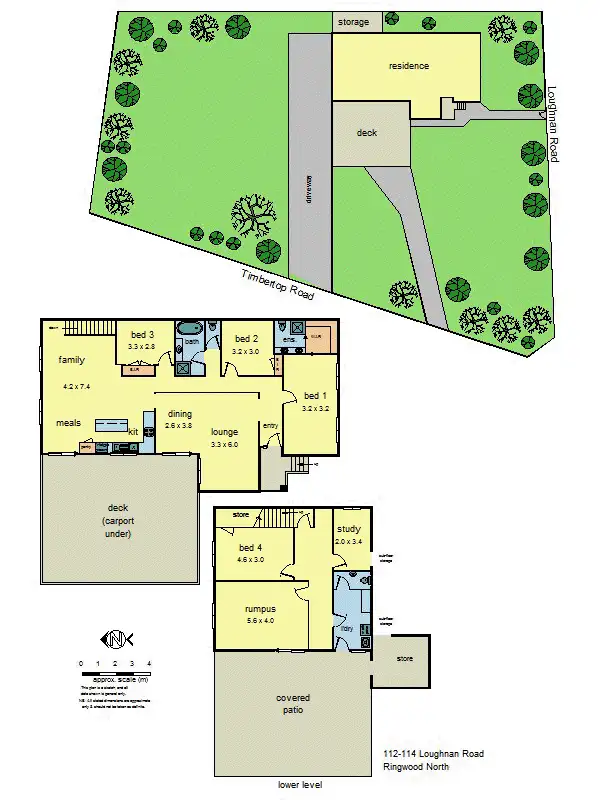Floorplan of Homely house listing, 112-114 Loughnan Road, Ringwood North VIC 3134