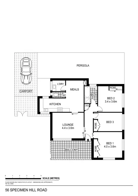 Floorplan of Homely house listing, 56 Specimen Hill Road, Golden Square VIC 3555