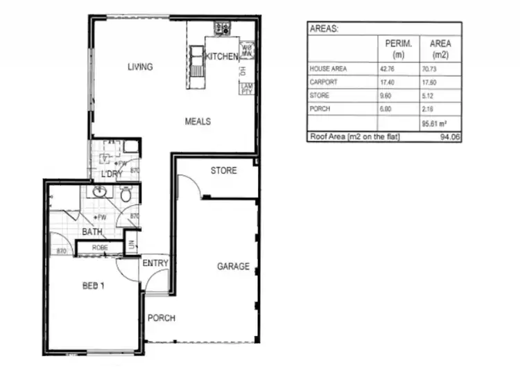 Floorplan of Homely villa listing, 23c Howell Vista, Beaconsfield WA 6162