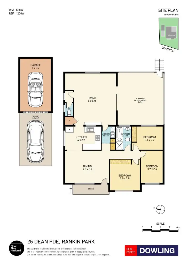 Floorplan of Homely house listing, 26 Dean Parade, Rankin Park NSW 2287