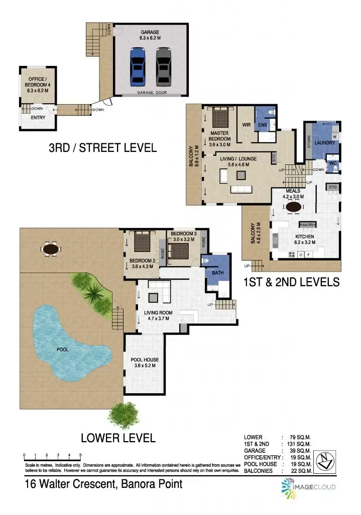 Floorplan of Homely house listing, 16 Walter Crescent, Banora Point NSW 2486