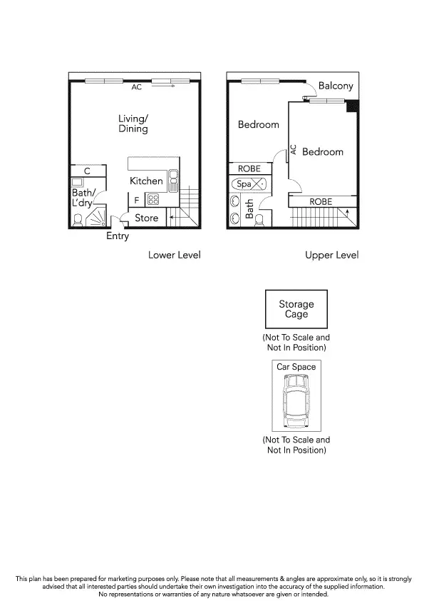 Floorplan of Homely apartment listing, 22/1 Sandilands Street, South Melbourne VIC 3205