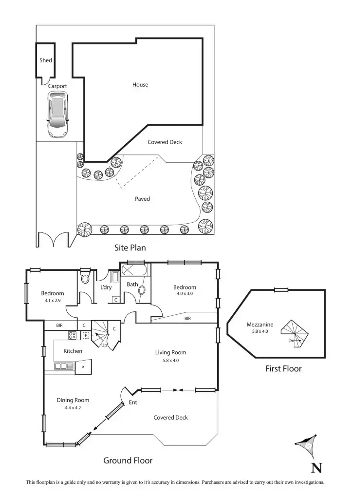 Floorplan of Homely house listing, 2/2 Queen Street, Parkdale VIC 3195