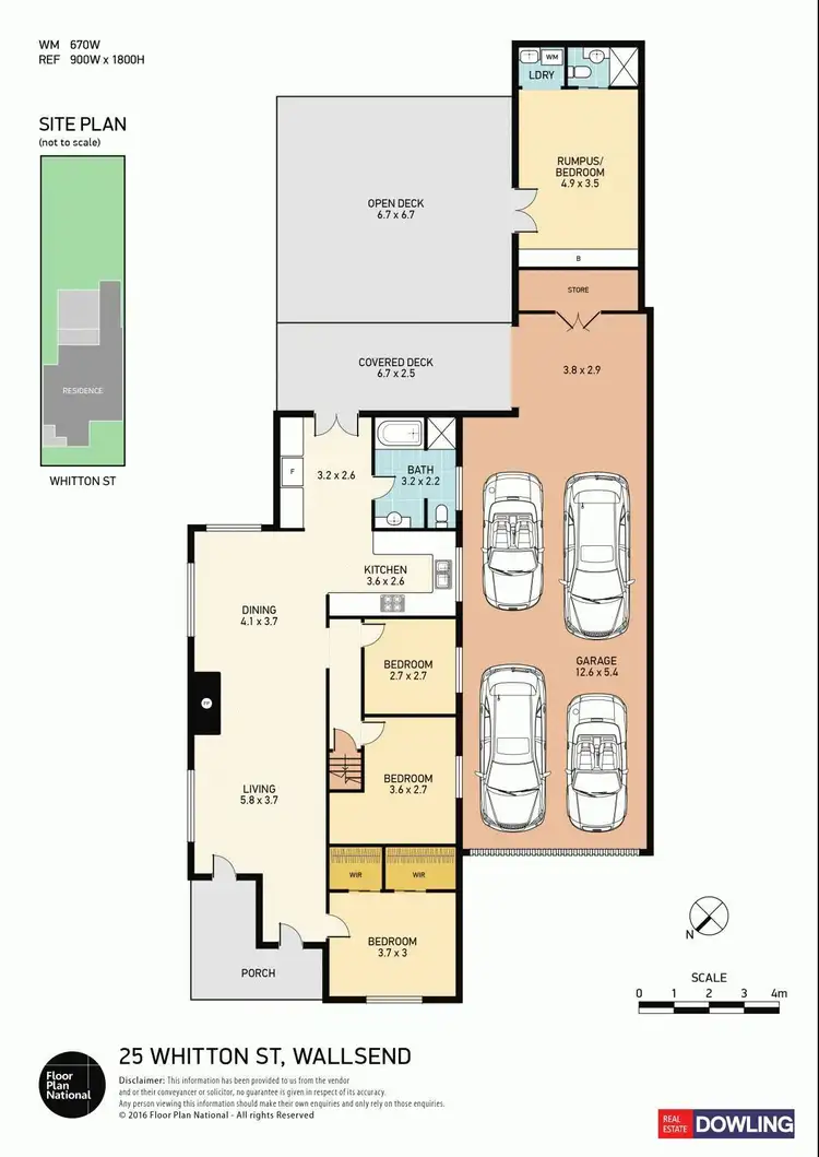 Floorplan of Homely house listing, 25 Whitton Street, Wallsend NSW 2287