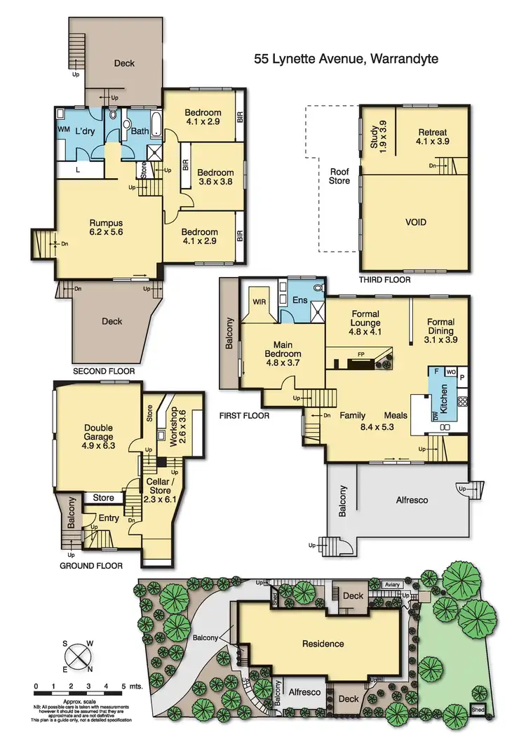 Floorplan of Homely house listing, 55 Lynette Avenue, Warrandyte VIC 3113