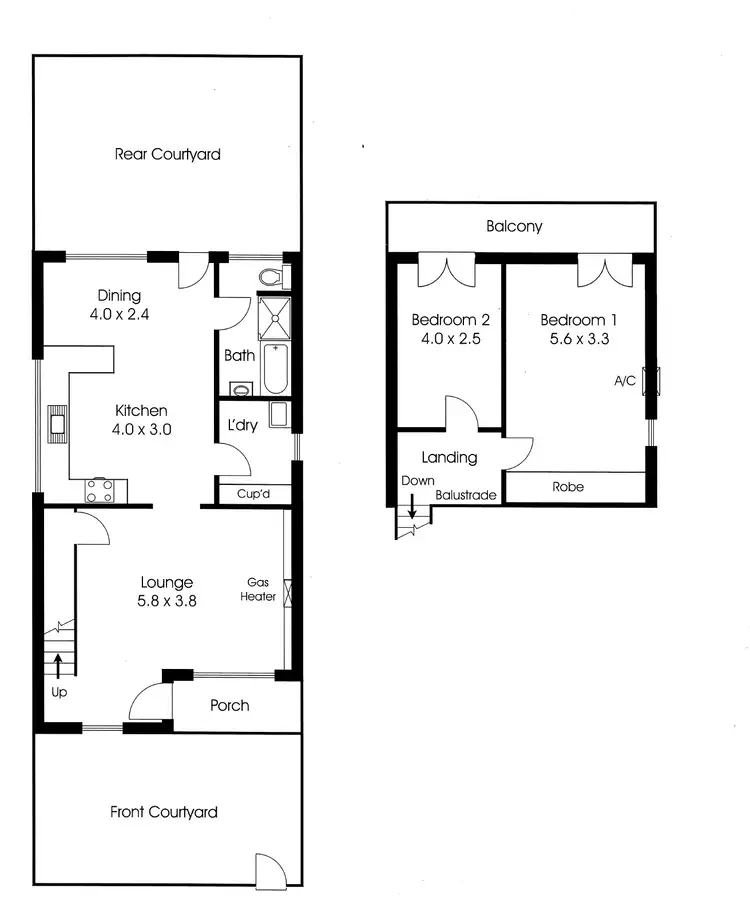 Floorplan of Homely unit listing, 18/152 Montacute Road, Rostrevor SA 5073
