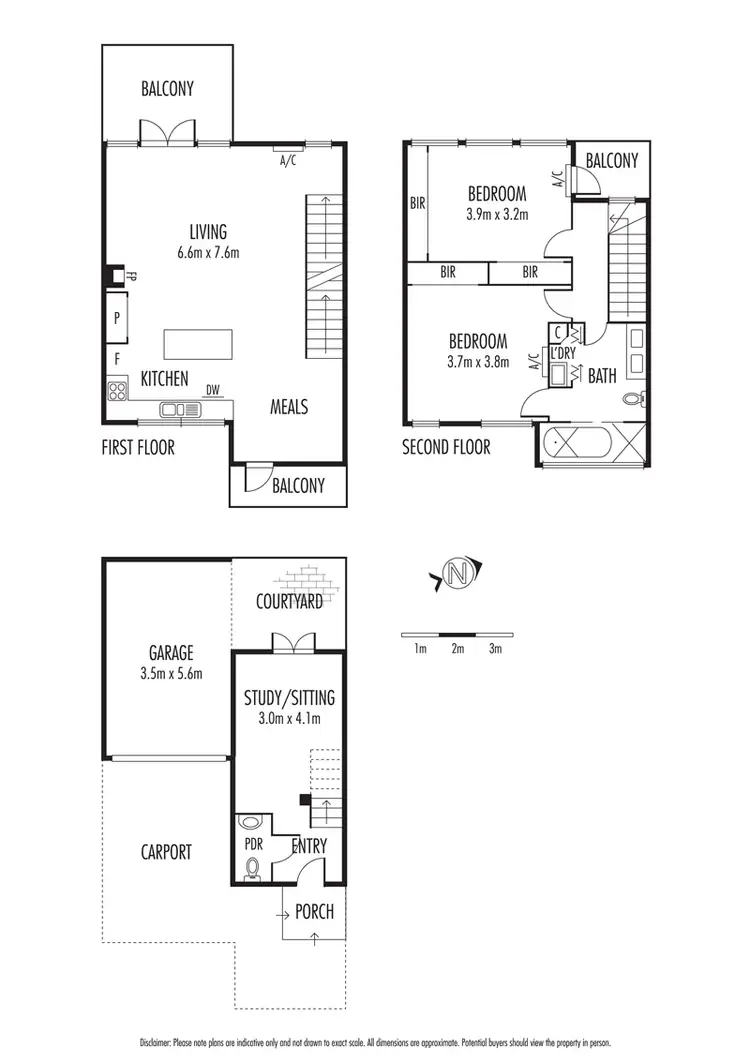 Floorplan of Homely townhouse listing, 4/4 Westbury Grove, St Kilda East VIC 3183