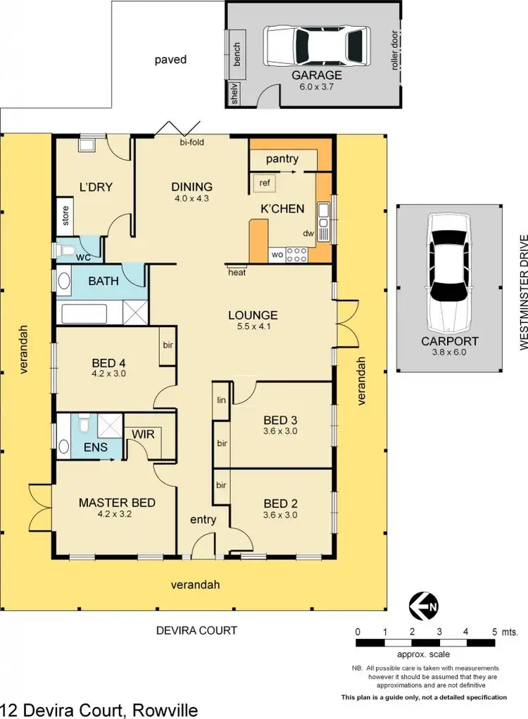 Floorplan of Homely house listing, 12 Devira Court, Rowville VIC 3178