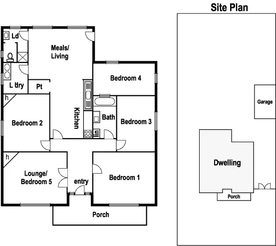 Floorplan of Homely house listing, 22 O'Connor Street, Reservoir VIC 3073