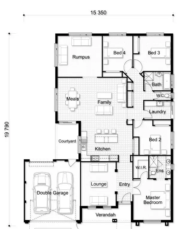 Floorplan of Homely house listing, Address available on request