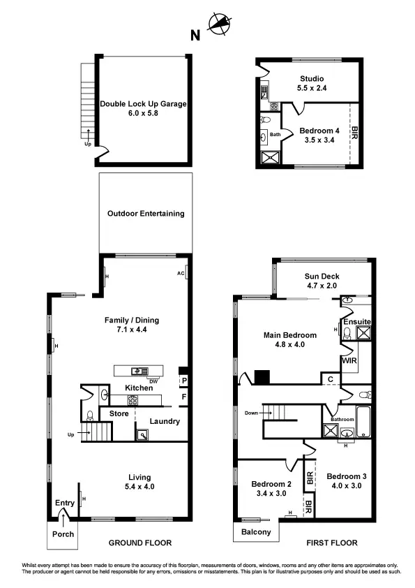 Floorplan of Homely house listing, 301 Gordon Street, Maribyrnong VIC 3032