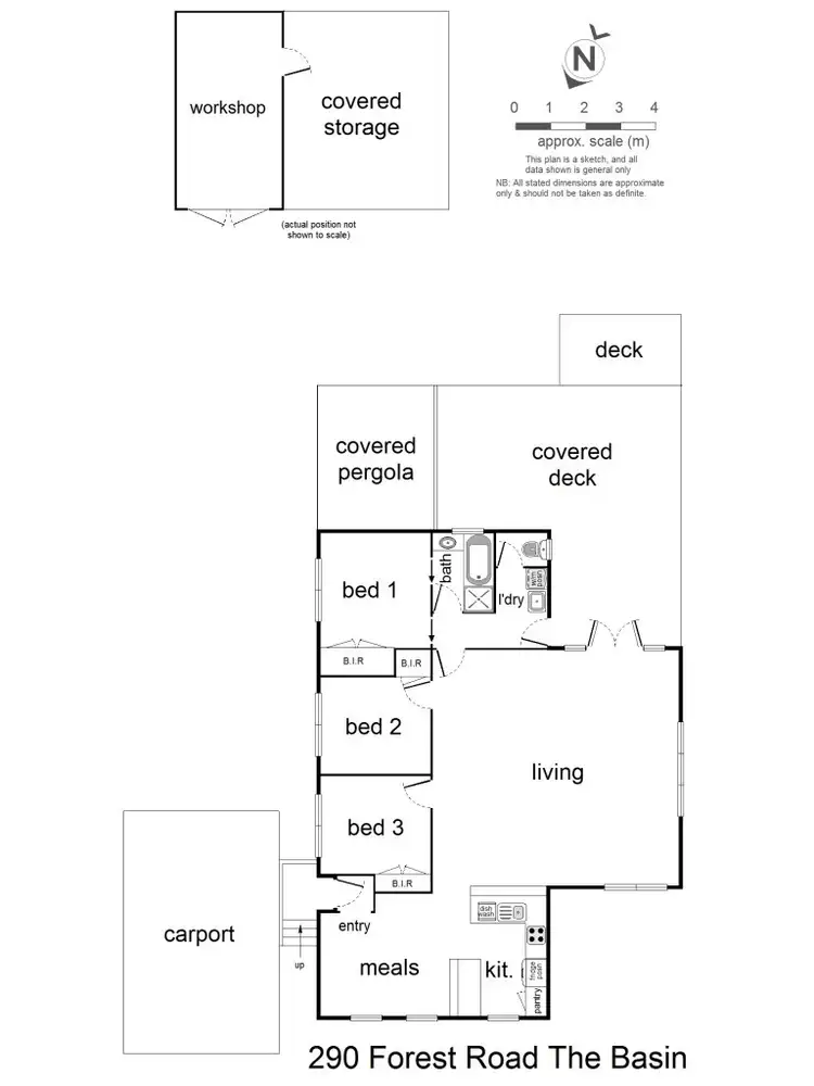 Floorplan of Homely house listing, 290 Forest Road, The Basin VIC 3154