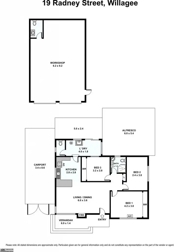 Floorplan of Homely house listing, 19 Radney St, Willagee WA 6156