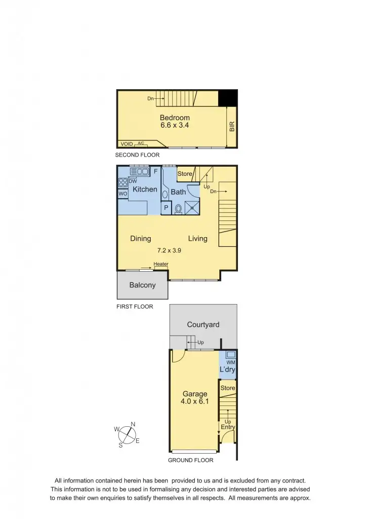 Floorplan of Homely house listing, 20 Coopers Lane, Kensington VIC 3031