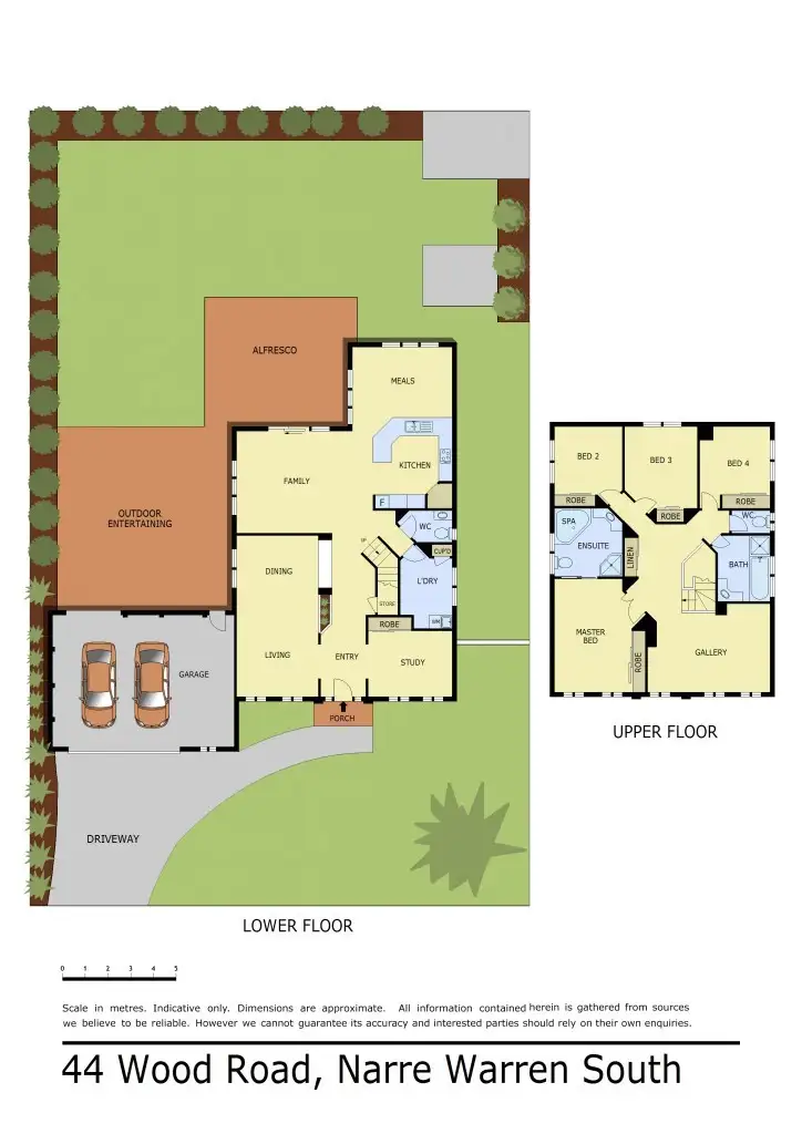 Floorplan of Homely house listing, 44 Wood Road, Narre Warren South VIC 3805