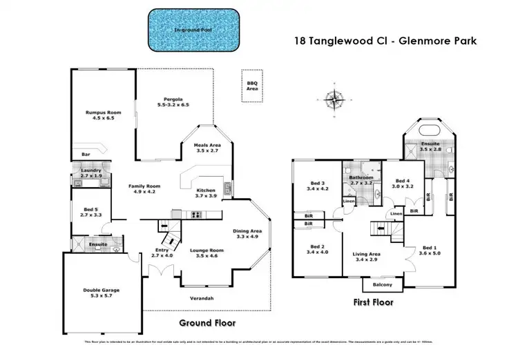 Floorplan of Homely house listing, 18 Tanglewood Place, Glenmore Park NSW 2745