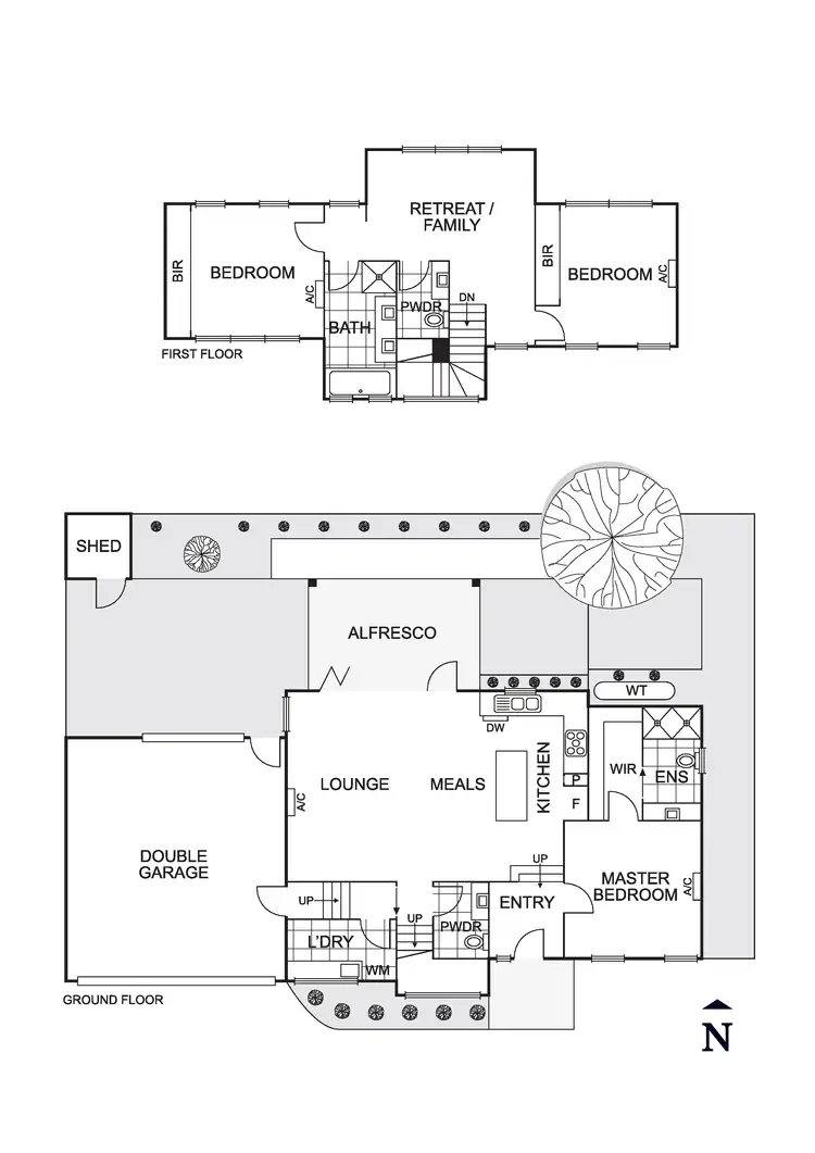 Floorplan of Homely townhouse listing, 2/36 Para Road, Montmorency VIC 3094