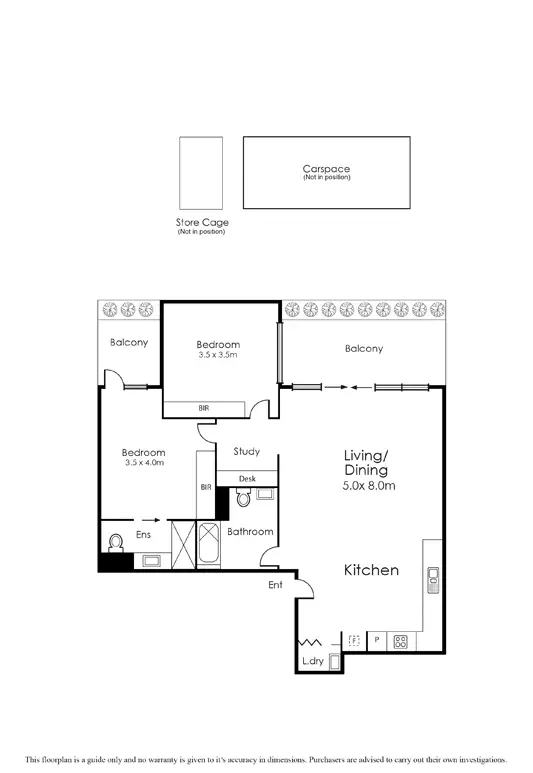 Floorplan of Homely apartment listing, 219/6 Lord Street, Richmond VIC 3121