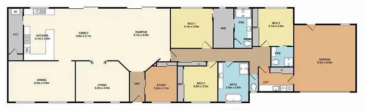 Floorplan of Homely house listing, 7 Swan Court, Wandong VIC 3758