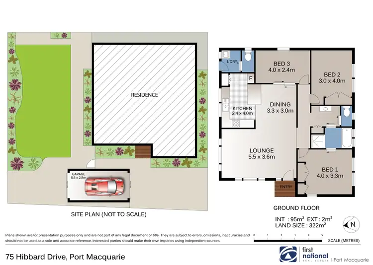 Floorplan of Homely house listing, 75 Hibbard Drive, Port Macquarie NSW 2444