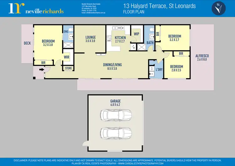 Floorplan of Homely house listing, 13 Halyard Terrace, St Leonards VIC 3223