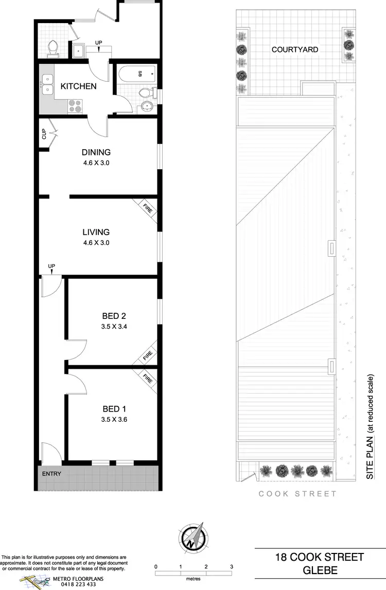 Floorplan of Homely house listing, 18 Cook Street, Glebe NSW 2037